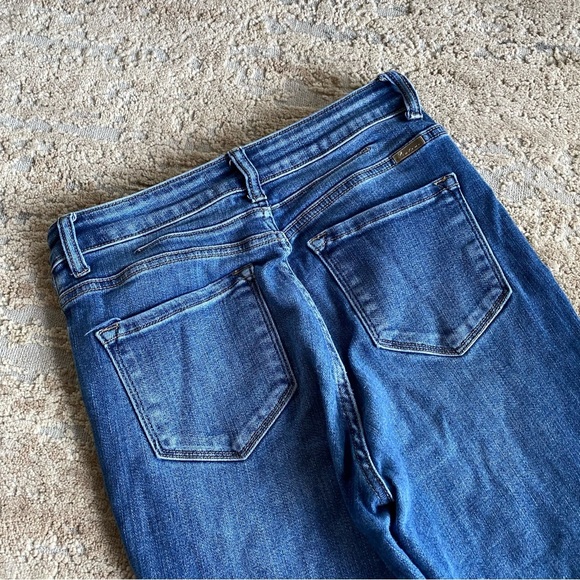 Kancan Distressed Skinny Jeans Medium Wash Ripped Holey Jeans High Rise: 9/28 - Picture 9 of 11